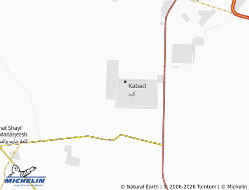 MICHELIN Kabd Block 4 map - ViaMichelin