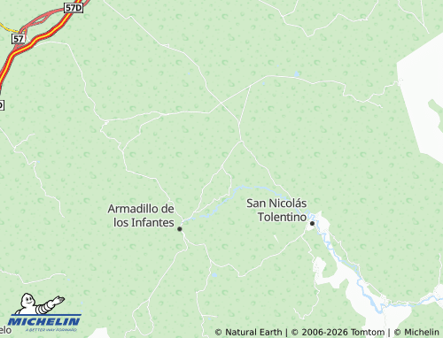 MICHELIN Puerta del Refugio map - ViaMichelin