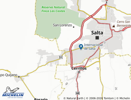 Mappa MICHELIN General Alvarado - ViaMichelin