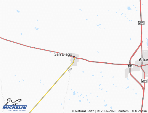 Mappa MICHELIN San Diego - ViaMichelin