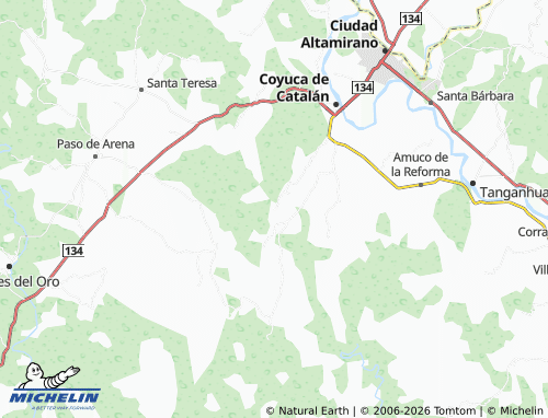 Mapa MICHELIN Pancira - ViaMichelin