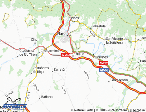 Mappa MICHELIN Ollauri - ViaMichelin