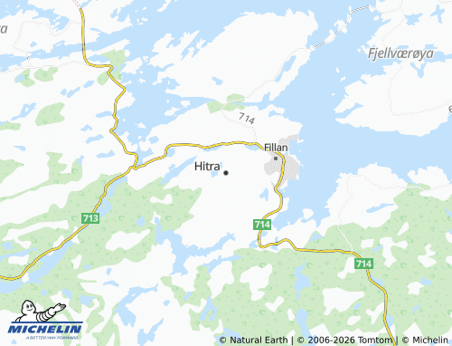 Mapa MICHELIN Hitra - ViaMichelin