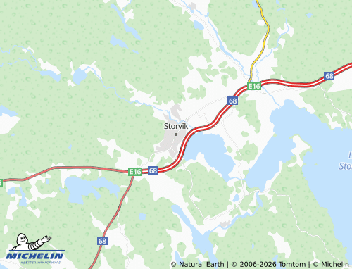 Carte MICHELIN Storvik - ViaMichelin
