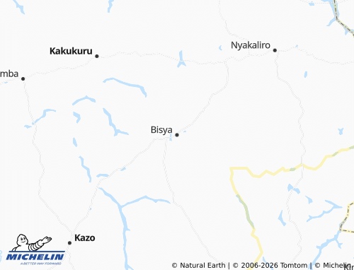 MICHELIN Bisya map - ViaMichelin