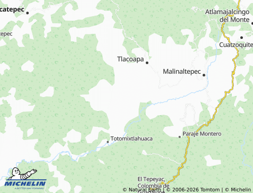 Mapa MICHELIN Xocoapa - ViaMichelin