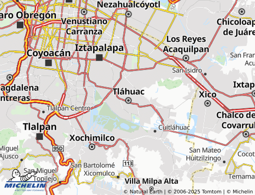 MICHELIN Patria Nueva map - ViaMichelin