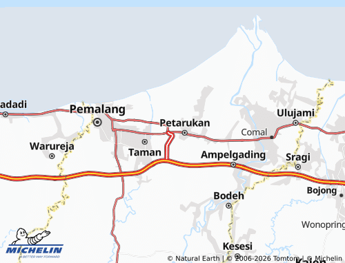 Carte MICHELIN Kedungbanjar - ViaMichelin