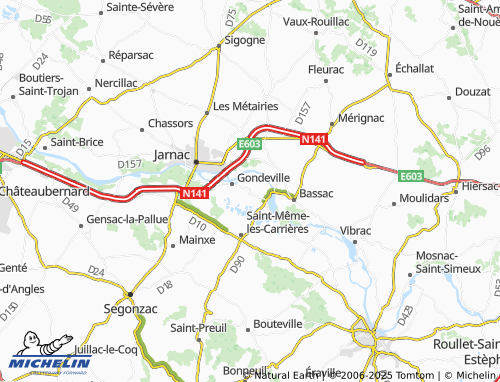 Carte MICHELIN La Barde - ViaMichelin