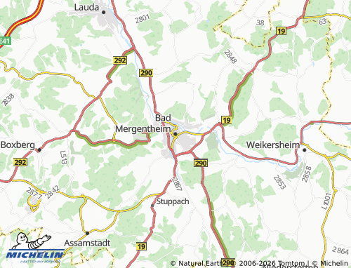 Mapa MICHELIN Bad Mergentheim - ViaMichelin