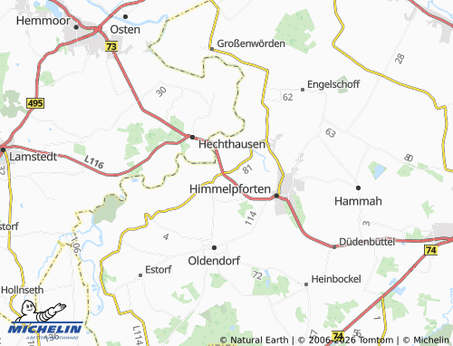 Carte MICHELIN Burweg - ViaMichelin