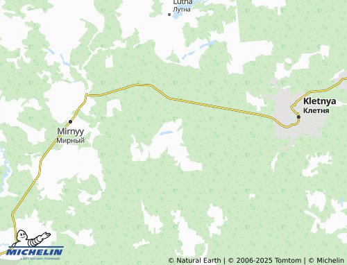 MICHELIN Krasnyy Yatvizh map - ViaMichelin