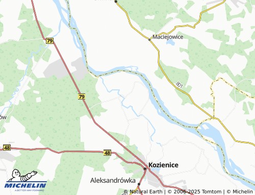 Mappa MICHELIN Holendry Kuźmińskie - ViaMichelin