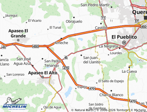 MICHELIN-Landkarte Marroquín - ViaMichelin