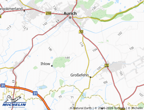 MICHELIN Schirumer Hammrich map - ViaMichelin