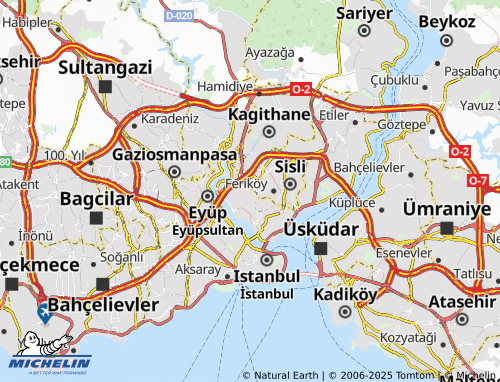 MICHELIN-Landkarte Piyalepaşa - ViaMichelin