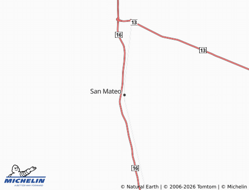 Mapa MICHELIN San Mateo - ViaMichelin
