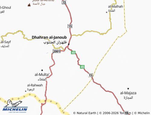 MICHELIN-Landkarte al-'Areen - ViaMichelin