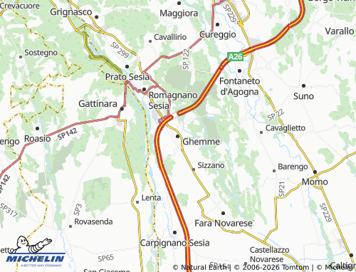 Mapa MICHELIN Ghemme - ViaMichelin