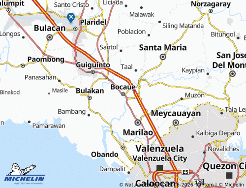 MICHELIN Bocaue map - ViaMichelin