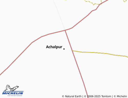 MICHELIN Achalpur map - ViaMichelin