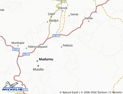 Mappa MICHELIN Pelitözü - ViaMichelin