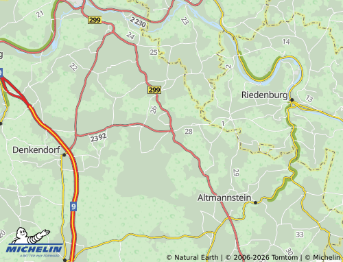 MICHELIN Pondorf map - ViaMichelin