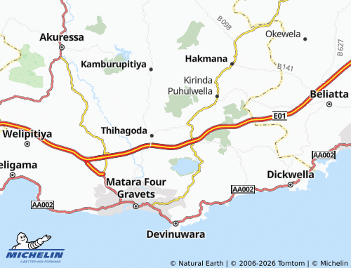 Carte MICHELIN Kottawatta - ViaMichelin
