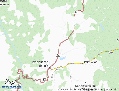 Mappa MICHELIN San Nicolás de Los Abundis - ViaMichelin