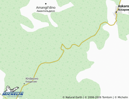 MICHELIN-Landkarte Tirmen - ViaMichelin