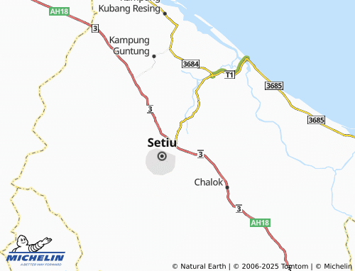 MICHELIN Bandar Permaisuri map - ViaMichelin