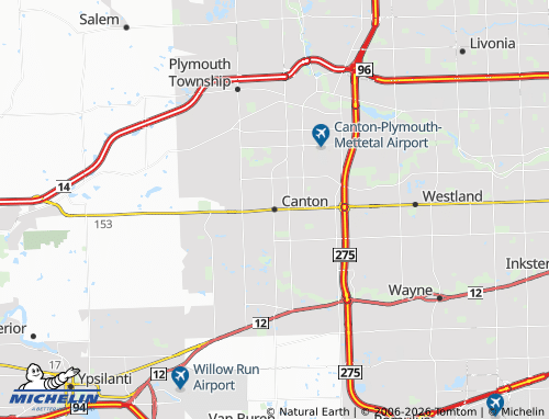 Mapa MICHELIN Canton - ViaMichelin