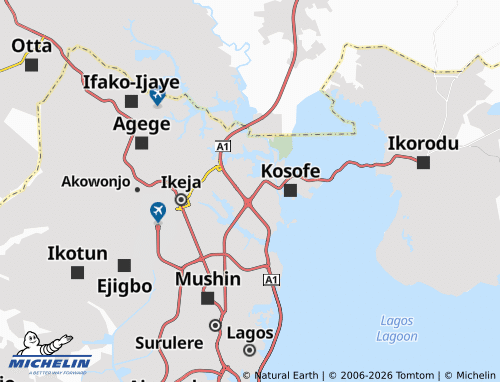 Mappa MICHELIN Ikosi Ketu - ViaMichelin