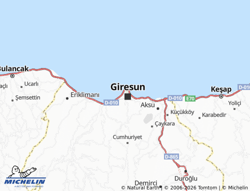 MICHELIN Kapu map - ViaMichelin