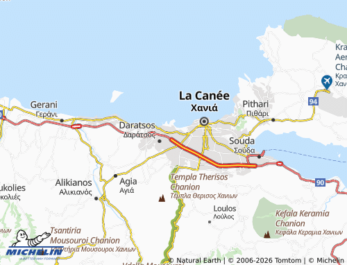 Carte MICHELIN Makrys Toichos - ViaMichelin