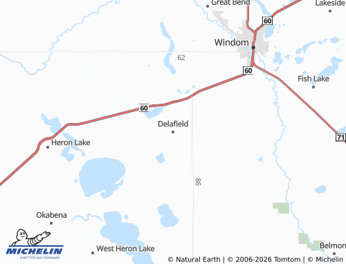 Mapa MICHELIN Delafield - ViaMichelin