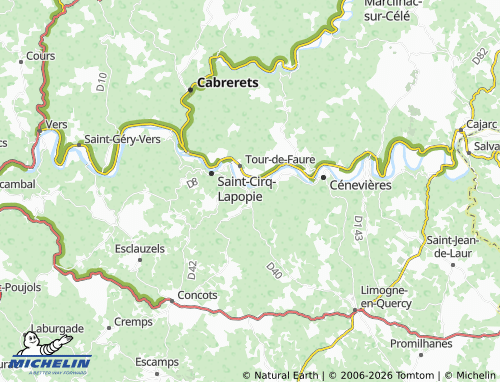 Mappa MICHELIN Crégols - ViaMichelin