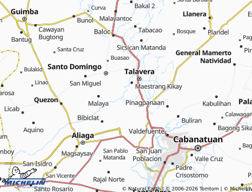 MICHELIN Bantug map - ViaMichelin