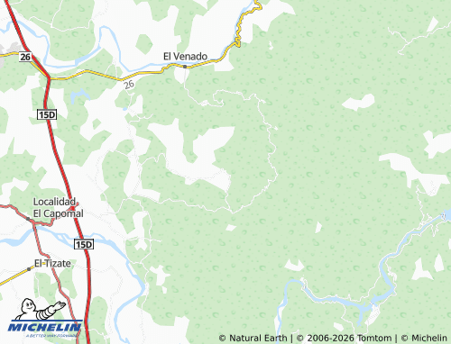 MICHELIN Acatán de las Piñas map - ViaMichelin