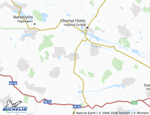 MICHELIN-Landkarte Pedosy - ViaMichelin