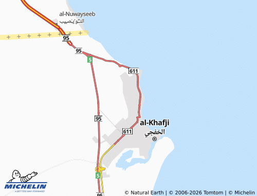 MICHELIN Al Fayha map - ViaMichelin