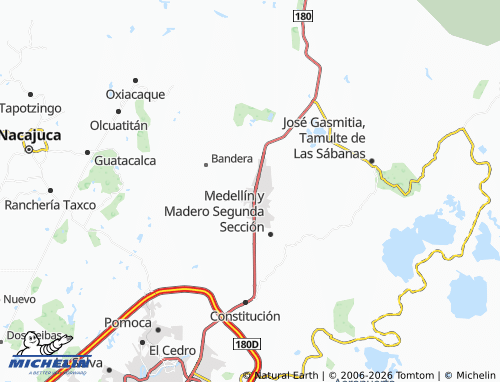 MICHELIN Tercer Milenio map - ViaMichelin