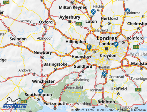 Carte MICHELIN Bracknell Forest - ViaMichelin