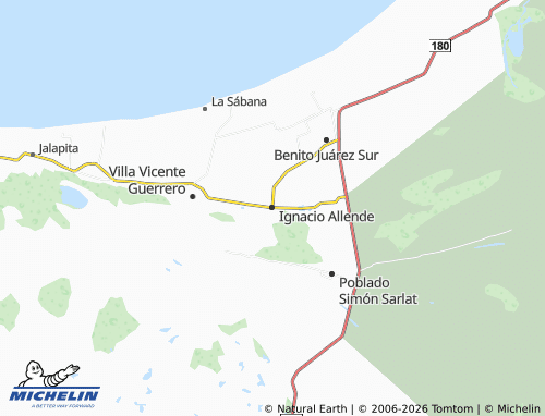Kaart MICHELIN Ignacio Allende - ViaMichelin