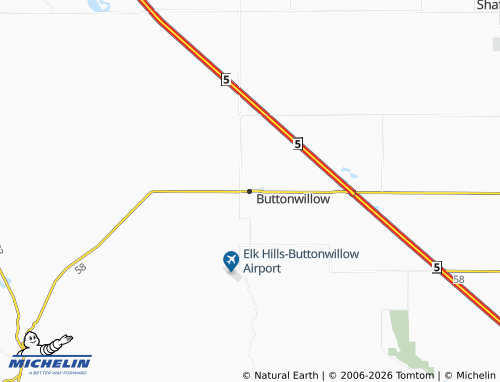 Mapa MICHELIN Buttonwillow - ViaMichelin