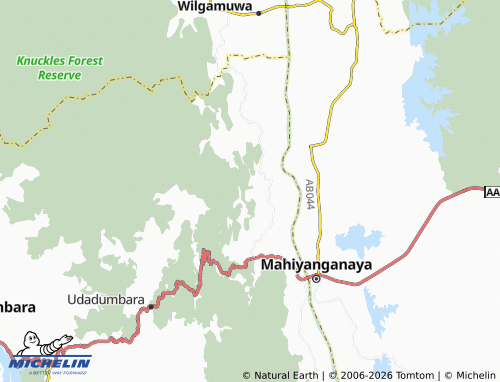 MICHELIN Dambepitiya map - ViaMichelin