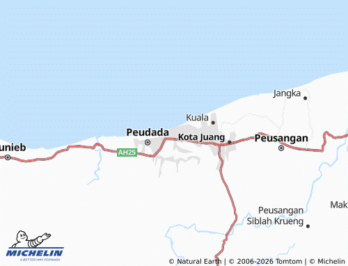 Mappa MICHELIN Blang Dalam - ViaMichelin