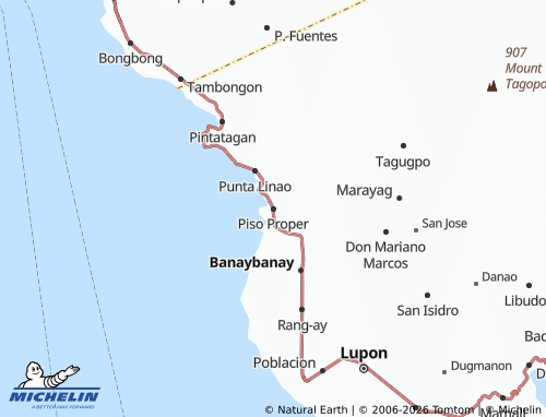 MICHELIN Piso Proper map - ViaMichelin