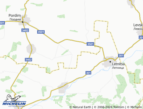 Mappa MICHELIN Borislav - ViaMichelin