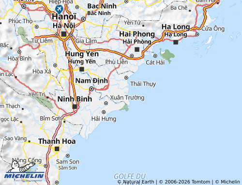 MICHELIN-Landkarte Thái Thụy - ViaMichelin